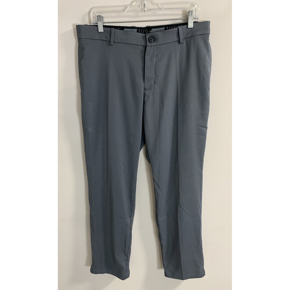 Nike Dri Fit Victory Flex Gray Golf Pants Men's 34x30 Stretch Waist AJ5489-021